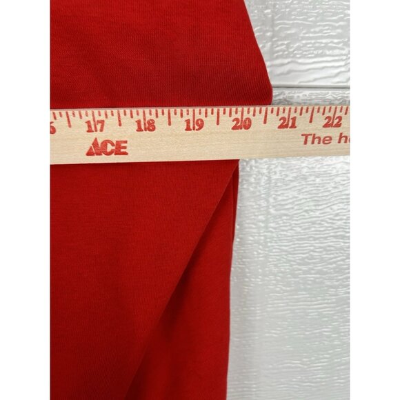 Anza Sports Sweatshirt Red White Black Xs Extra Small - Picture 11 of 16